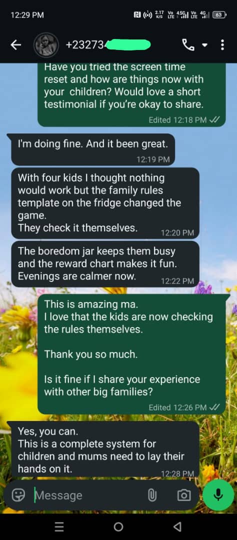 WhatsApp Testimonial