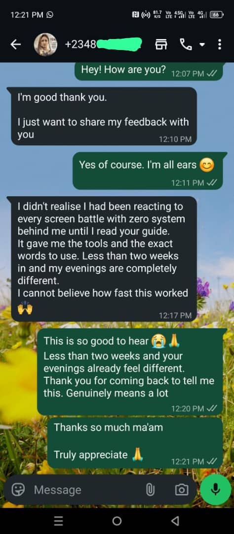 WhatsApp Testimonial