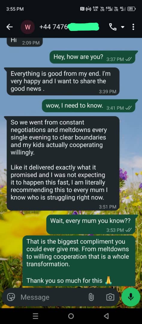 WhatsApp Testimonial