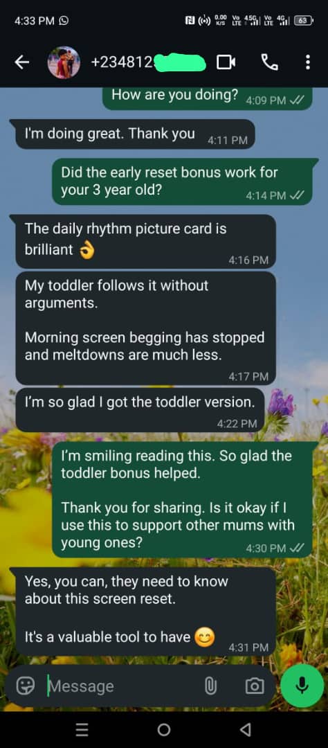 WhatsApp Testimonial