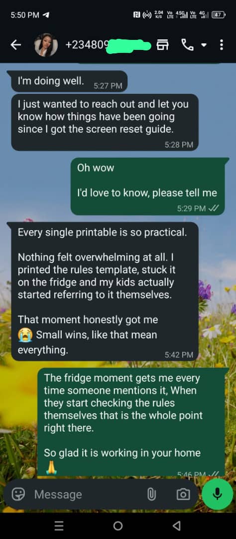 WhatsApp Testimonial