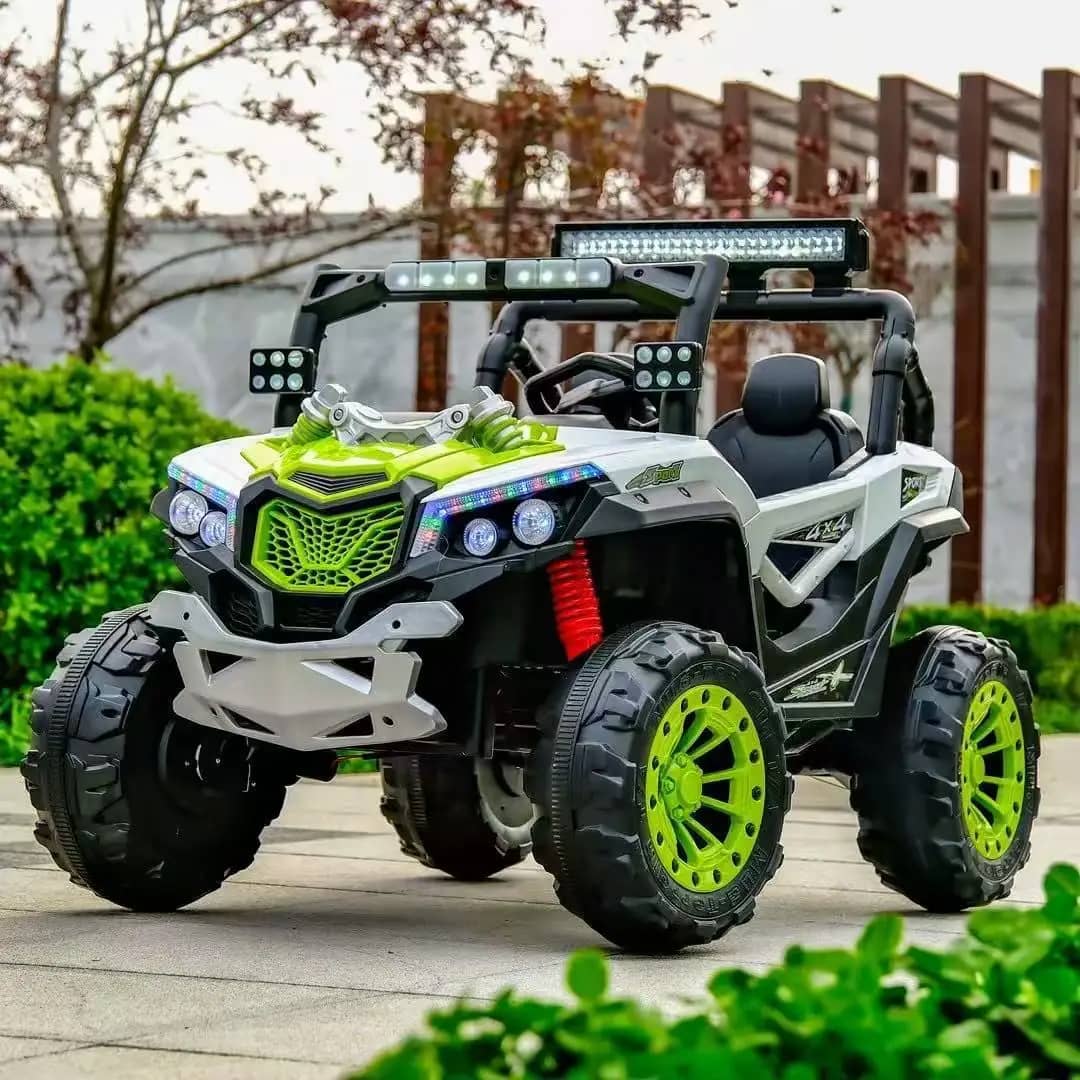 Little Rides kids electric off-road car ready for outdoor play